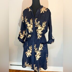 Embroidered ECI New York dress Size 8